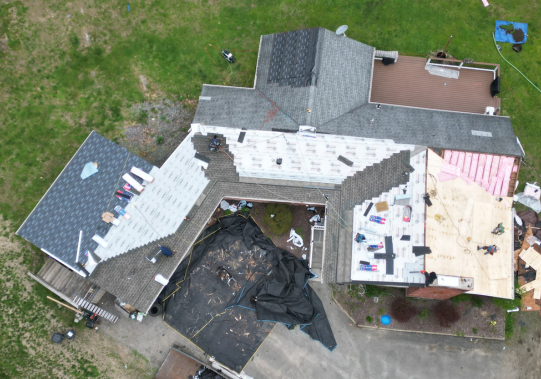 Roof Repair Process Fulton NY by Northland Roofing