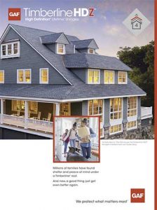 GAF TimberlineHDZ brochure